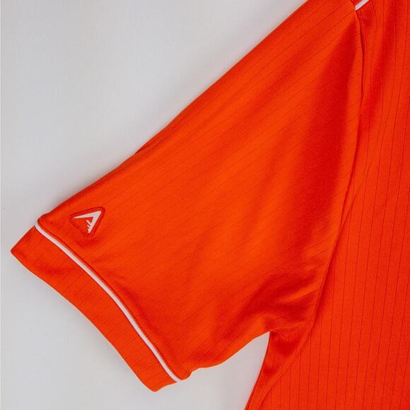 Orange Golf Polo White Contrast Men’s Medium Moisture Wicking Quick Dry Antigua - Picture 4 of 12